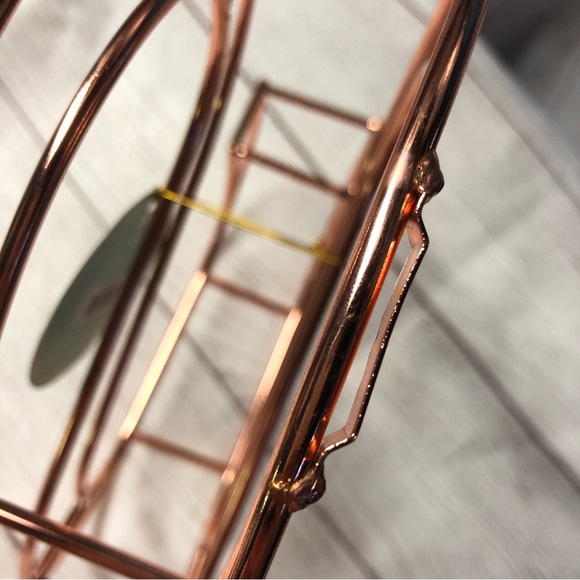 NWT Rose Gold Industrial Monogram Letter Wall Decor & Table Top Accent “S” - Picture 6 of 11